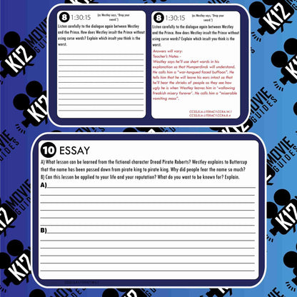 The Princess Bride Movie Guide | Questions | Worksheet | Google Form (PG - 1987) Free Sample