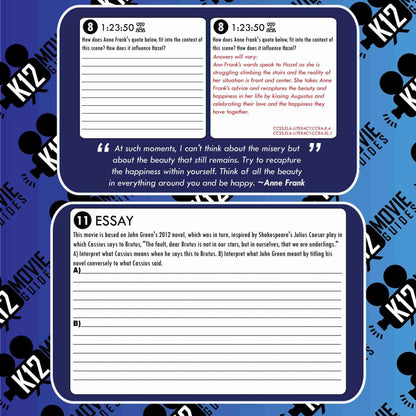 The Fault in Our Stars Movie Guide | Questions | Worksheet (PG13 - 2014) Sample