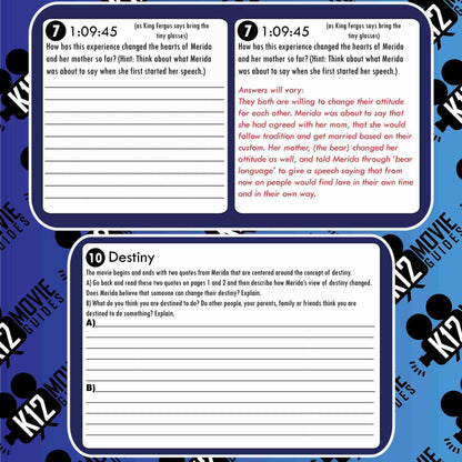 Brave Movie Guide | Questions | Worksheet (PG - 2012) Free Sample