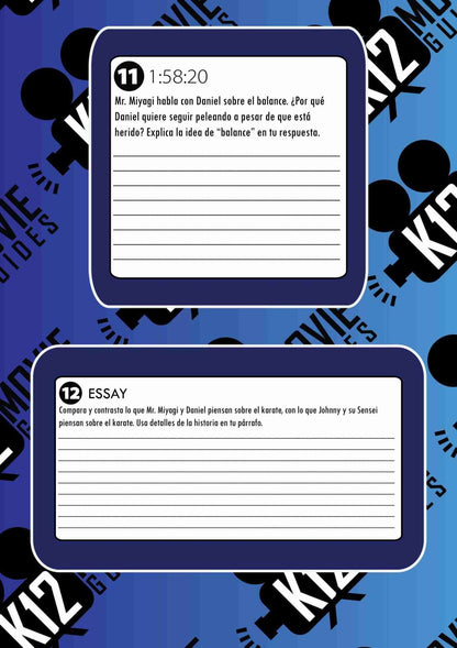 The Karate Kid Guía de película en Español Sample QuestionsThe Karate Kid Guía de película en Español Sample Questions
