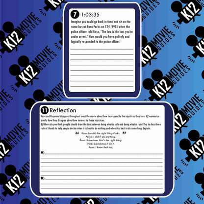 The Rosa Parks Story Movie Guide | Questions | Worksheet (TV - 2002) Sample