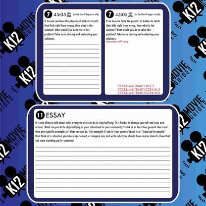 Bully Movie (Documentary) Guide | Questions | Worksheet (PG13 - 2011) Free Sample