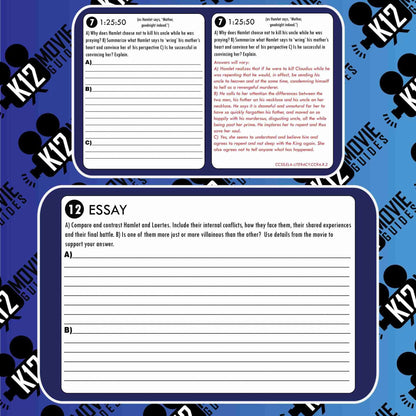 Hamlet Movie Guide | Questions | Worksheet | Google Slides (PG - 1990) Sample