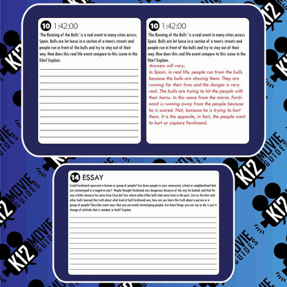 Ferdinand Movie Guide | Questions | Worksheet | Running of the Bulls (PG - 2017) Sample