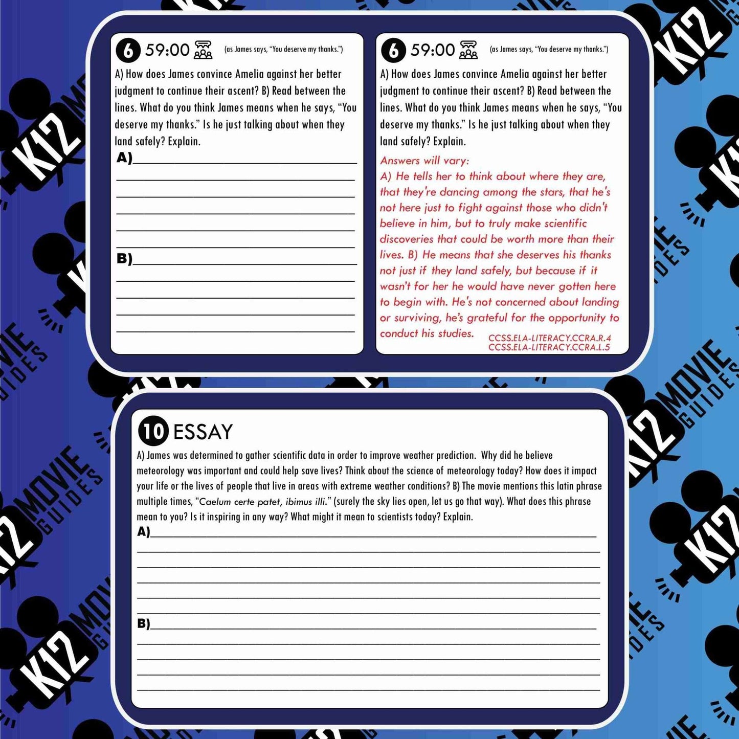 The Aeronauts Movie Guide | Questions | Worksheet (PG13 - 2019) Free Sample
