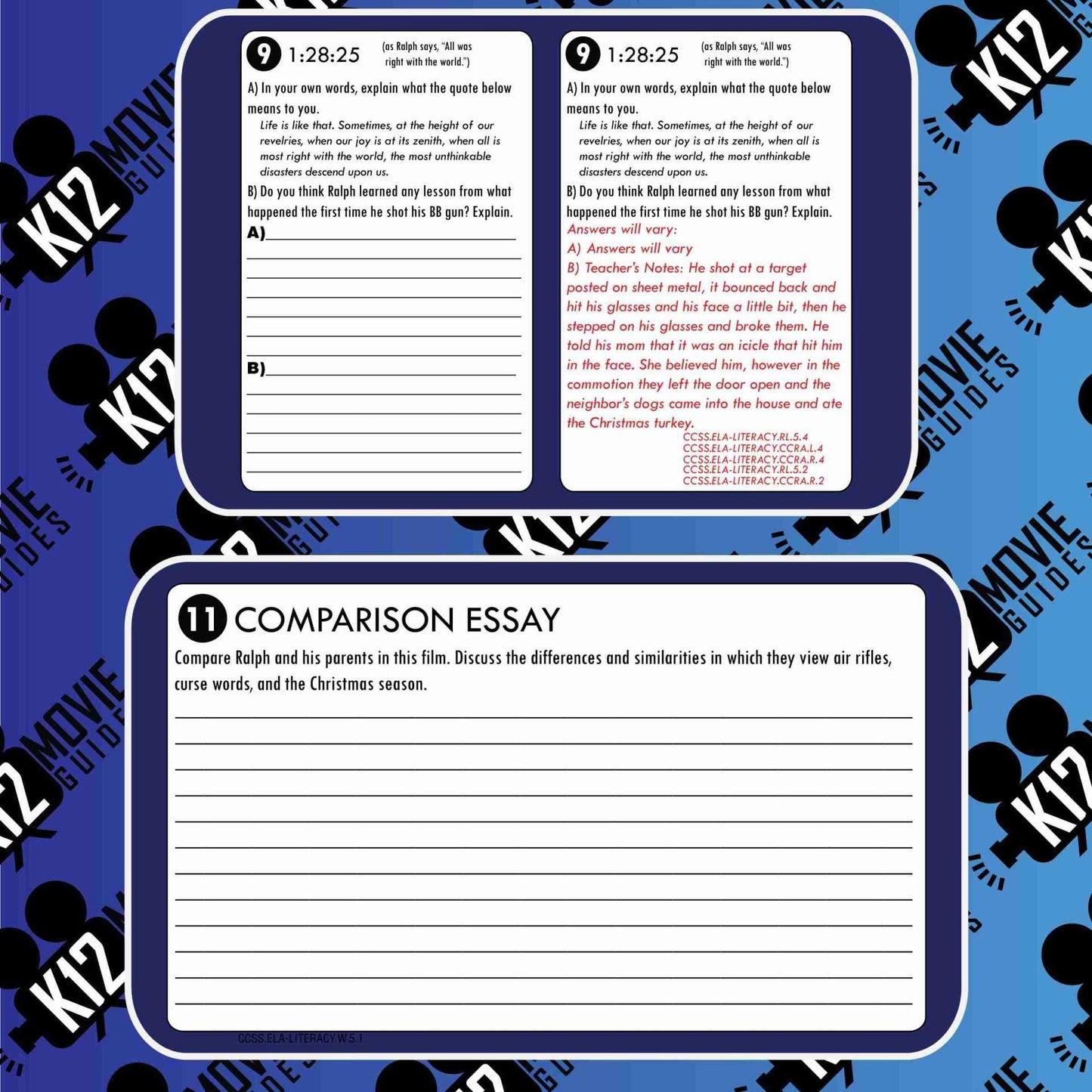 A Christmas Story Movie Guide | Worksheet | Questions | Google Form (PG - 1983) Free Sample