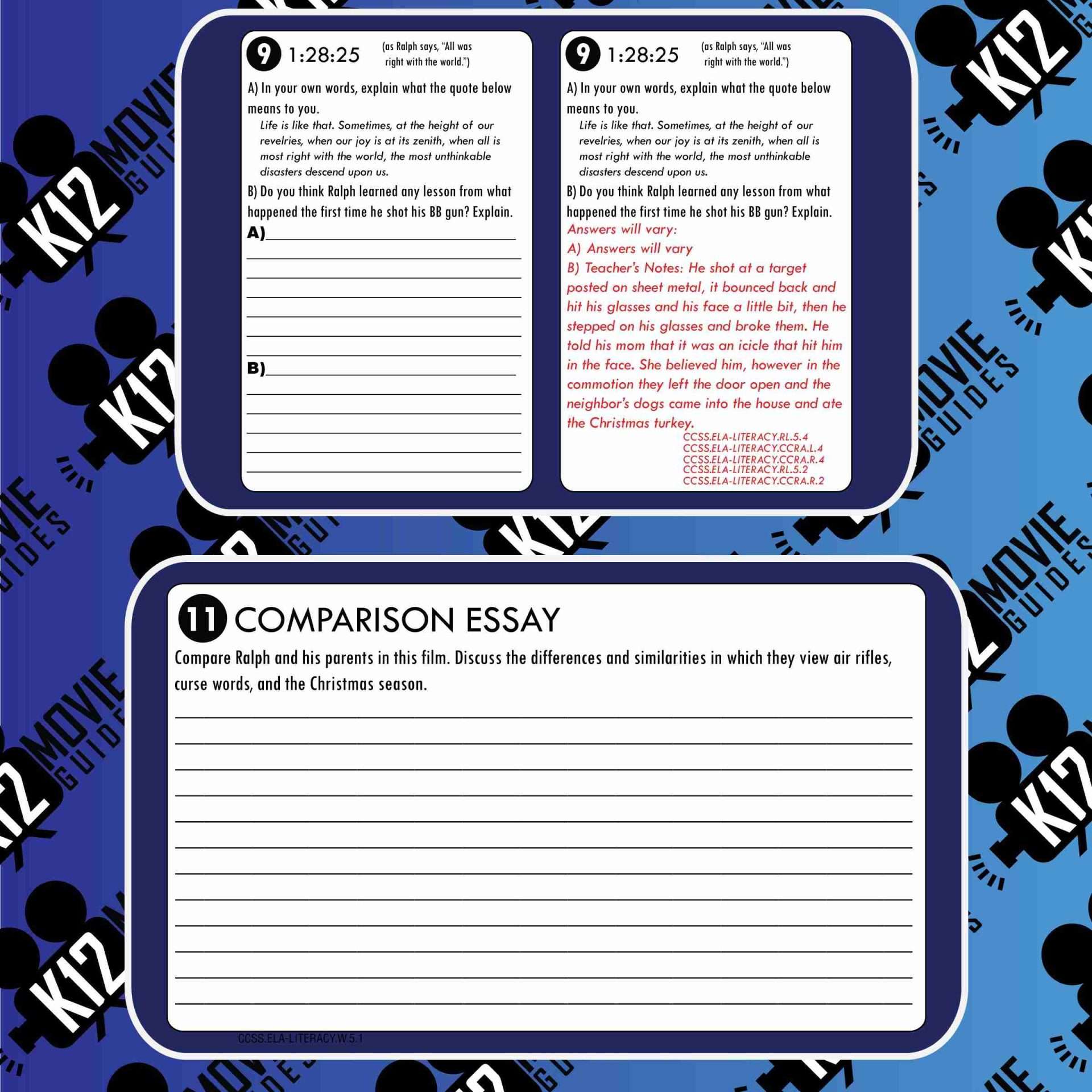 A Christmas Story Movie Guide | Worksheet | Questions | Google Form (PG - 1983) Free Sample