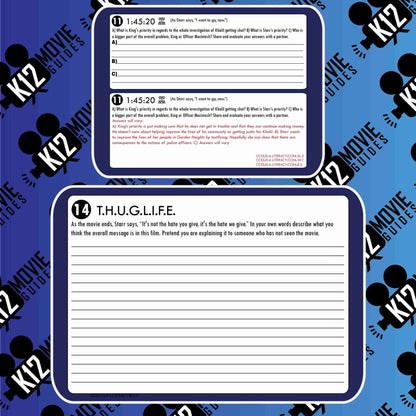 The Hate U Give Movie Guide | Worksheet (PG13 - 2018) Free Questions
