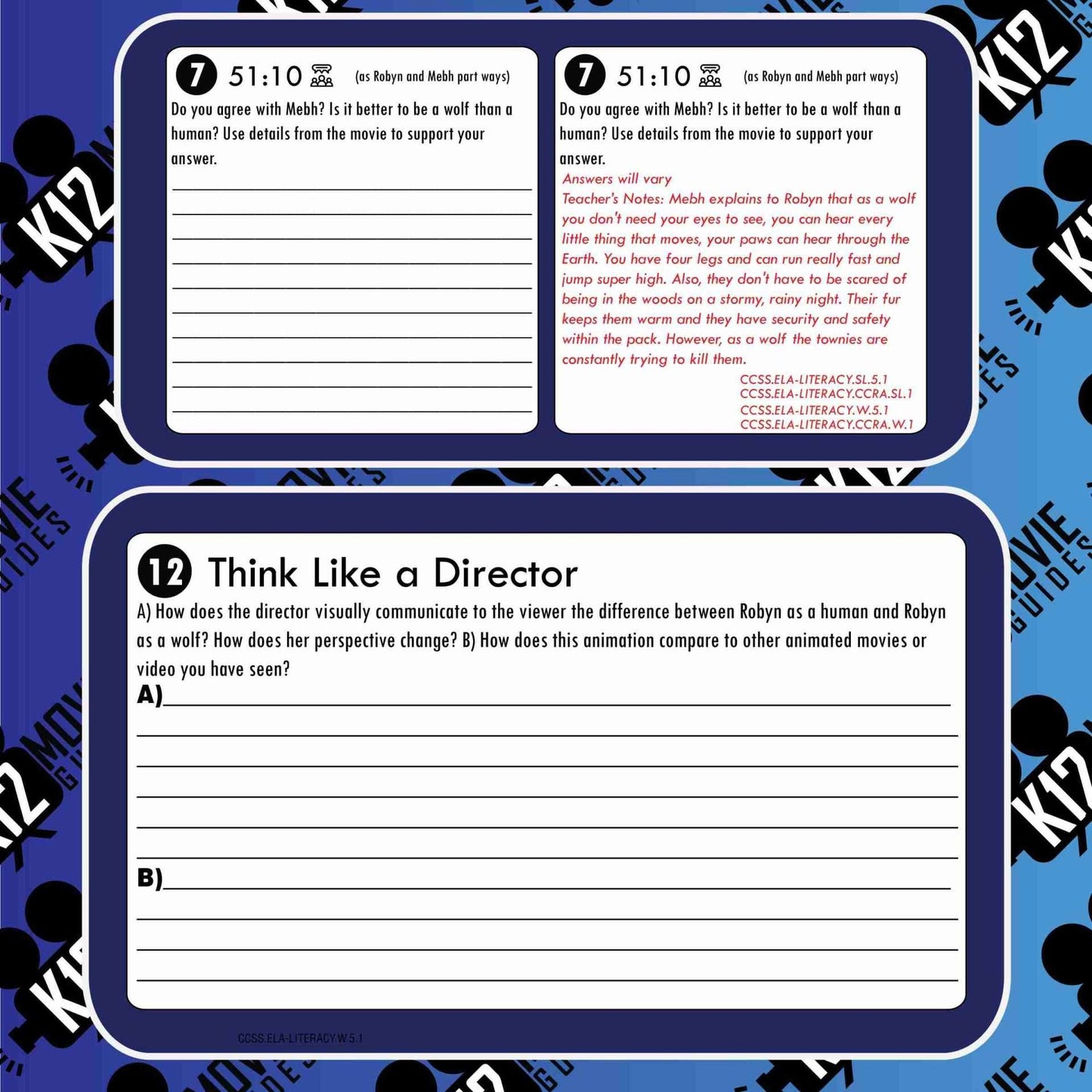 Wolfwalkers Movie Guide | Worksheet | Questions | Google Form (PG - 2020) | Free Sample