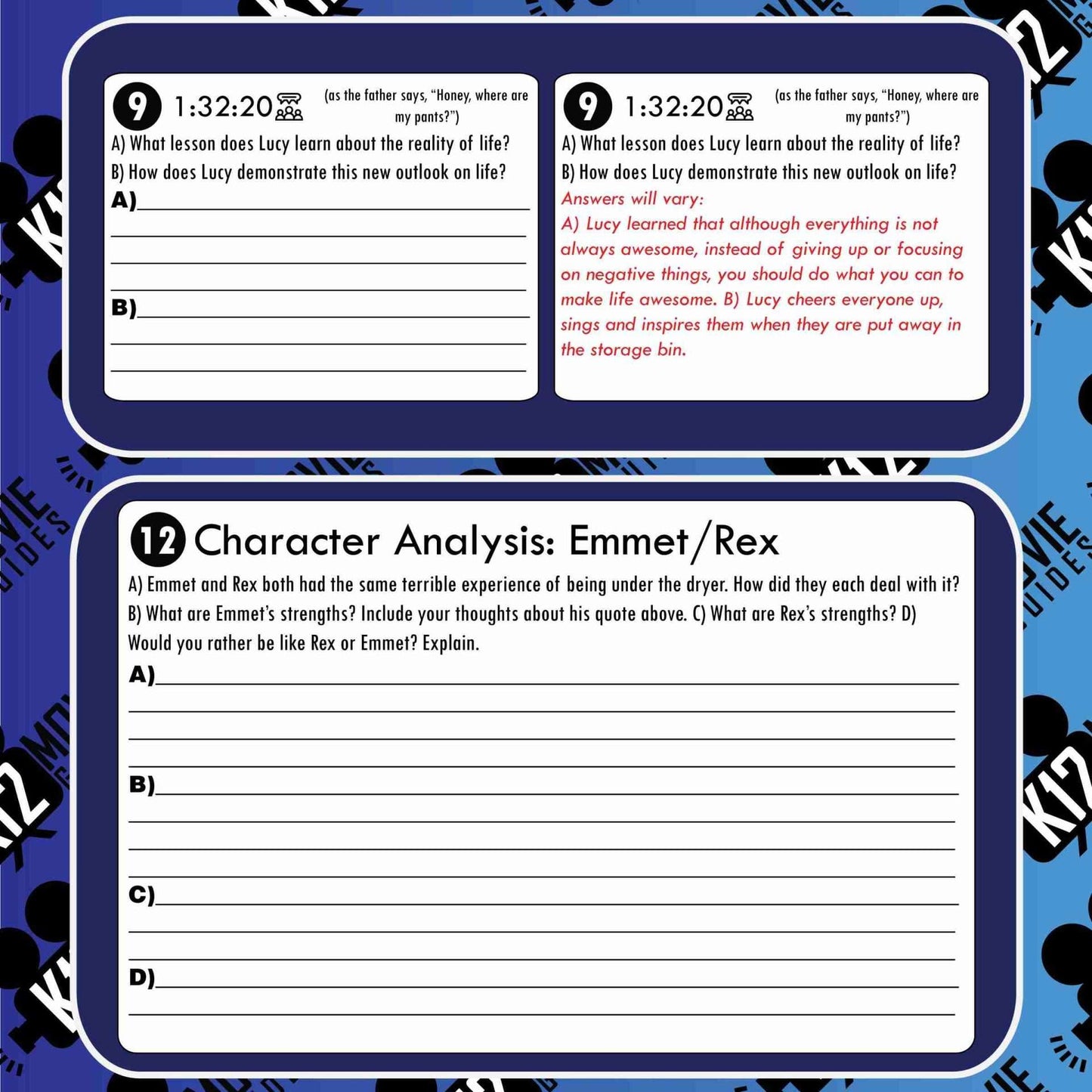 The Lego Movie 2: The Second Part - Guide | Questions | Worksheet (PG - 2019) Free Sample