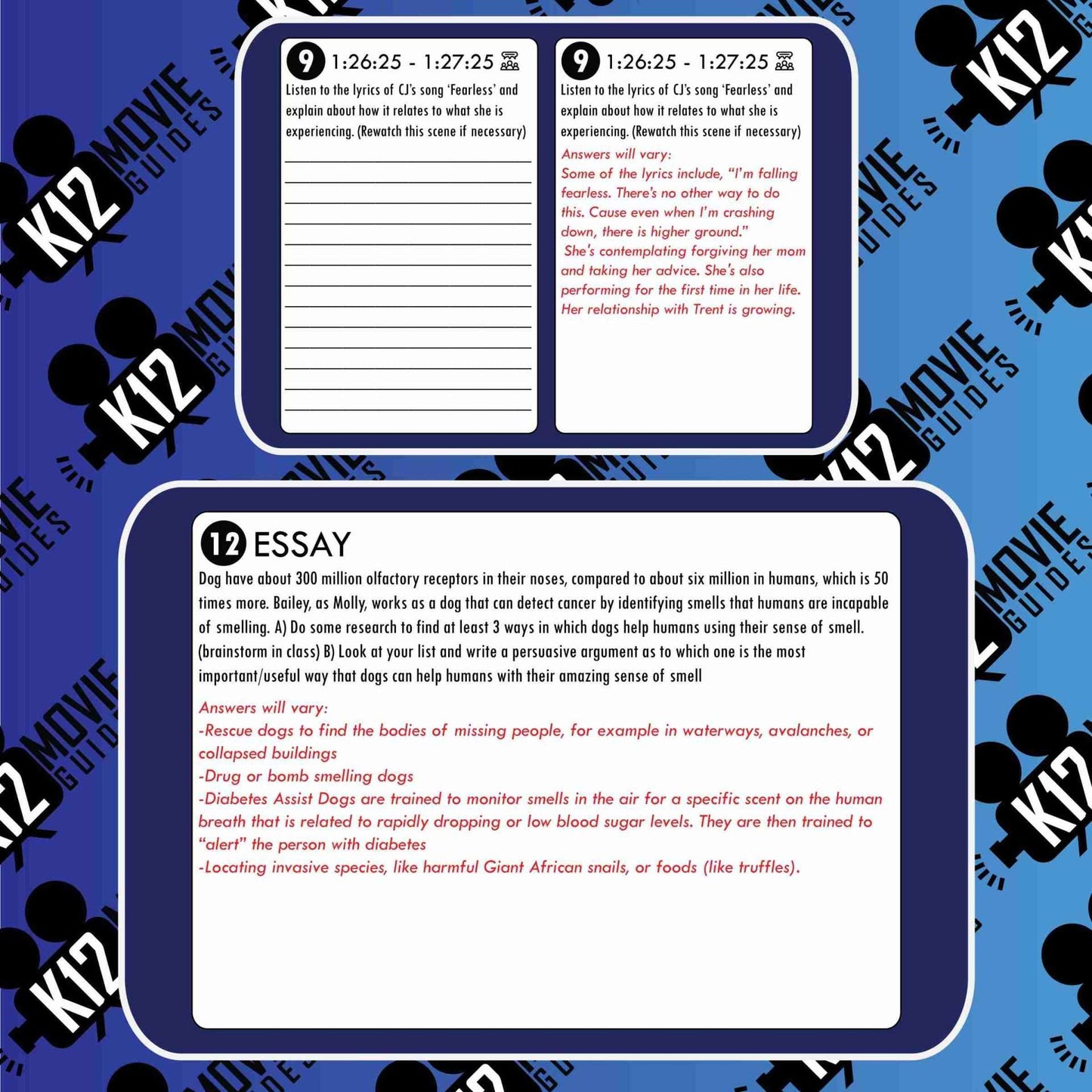 A Dog's Journey Movie Guide | Questions | Worksheet (PG - 2019) Free Sample