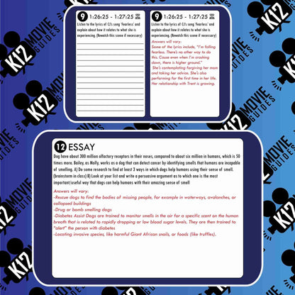 A Dog's Journey Movie Guide | Questions | Worksheet (PG - 2019) Free Sample