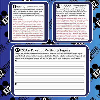 Hamilton Movie (Broadway Musical) Guide | Questions | Google Forms (PG13 - 2020) Free Sample