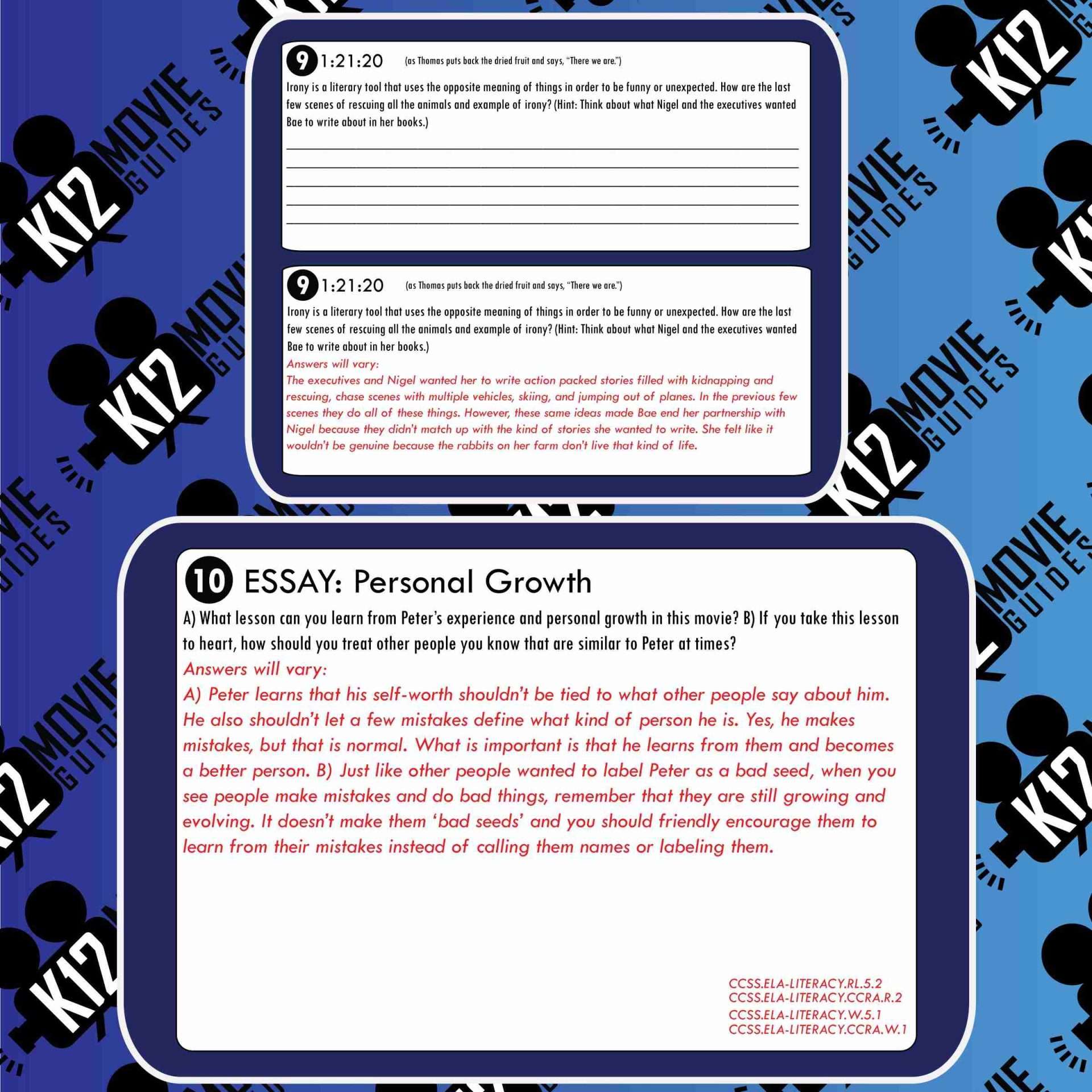 Peter Rabbit 2: The Runaway Movie Guide | Worksheet | Questions (PG - 2021) Sample