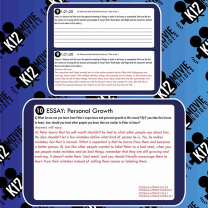 Peter Rabbit 2: The Runaway Movie Guide | Worksheet | Questions (PG - 2021) Sample
