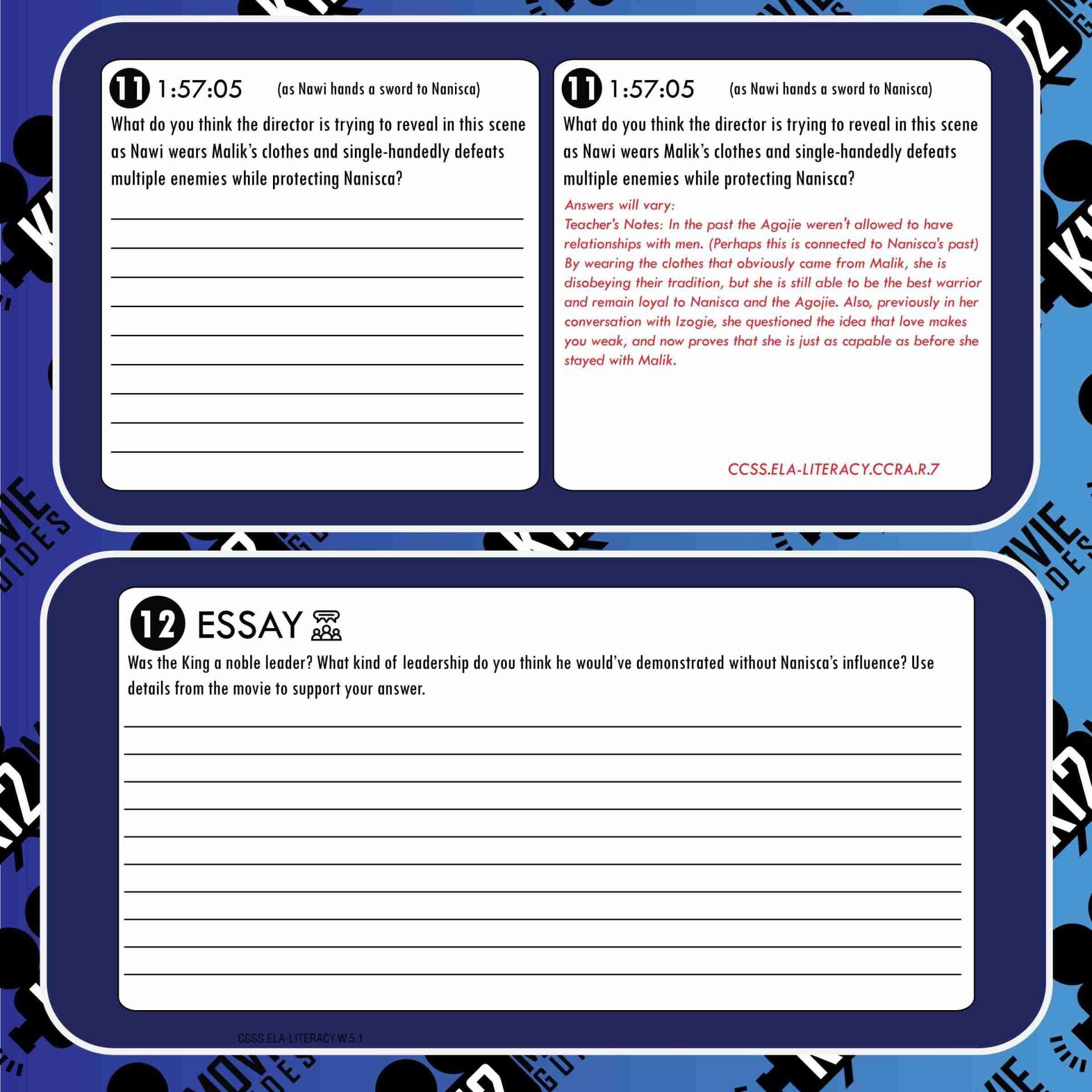 The Woman King Movie Guide | Worksheet | Questions | Google Slides (PG13 - 2022) Sample