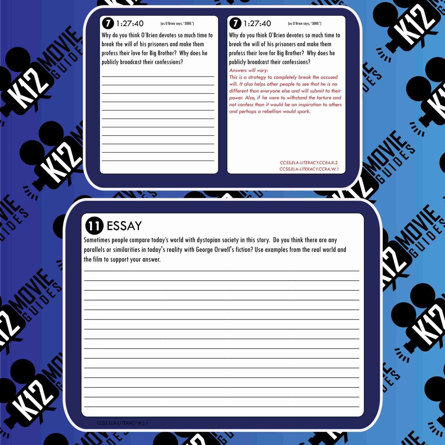 1984 Movie Viewing Guide | Questions | Worksheet | Google Form (R - 1984) Free Sample