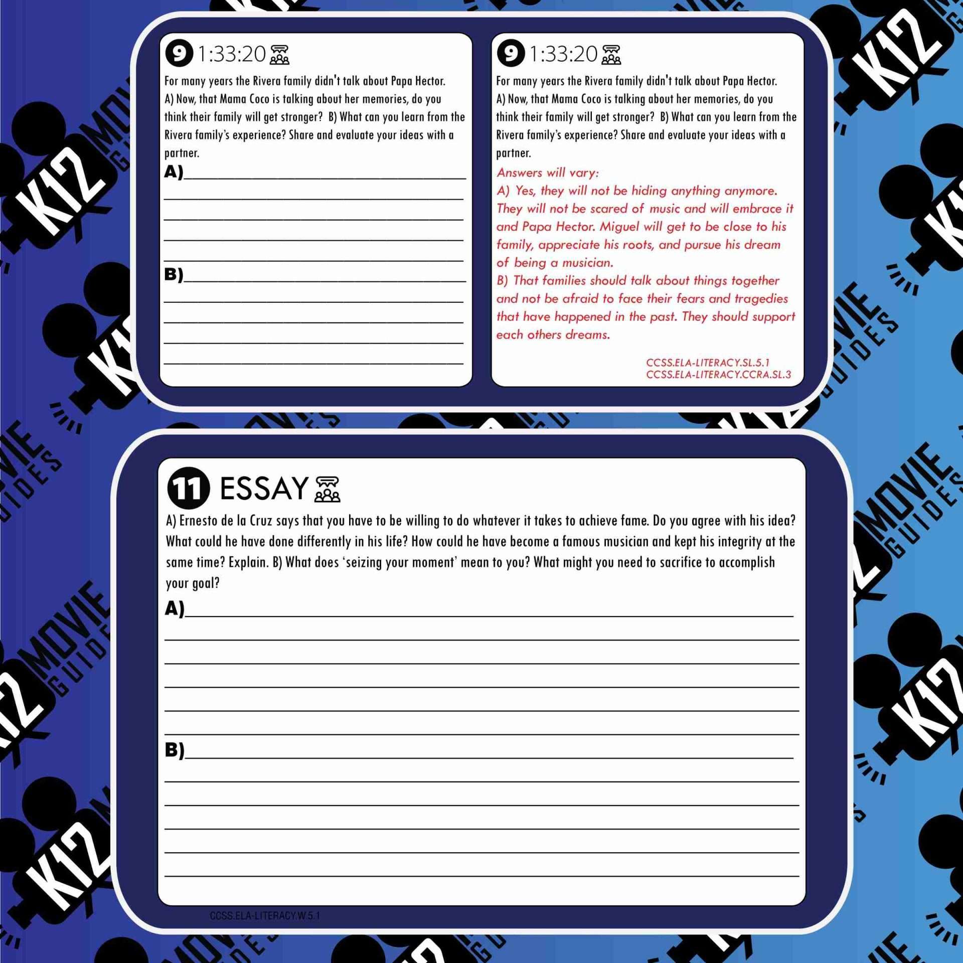 Coco Movie Guide | Questions | Google Forms (PG - 2017) | The Day of the Dead Free Sample