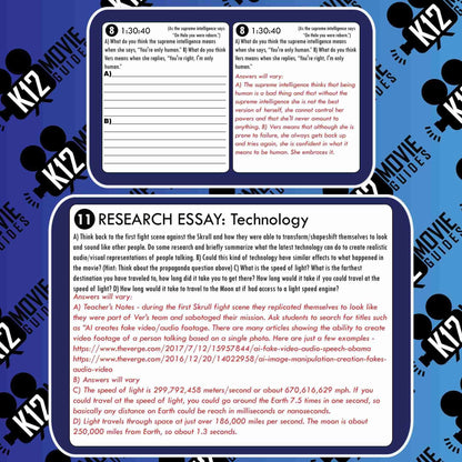 Captain Marvel Movie Guide | Questions | Worksheet (PG13 - 2019) Free Sample