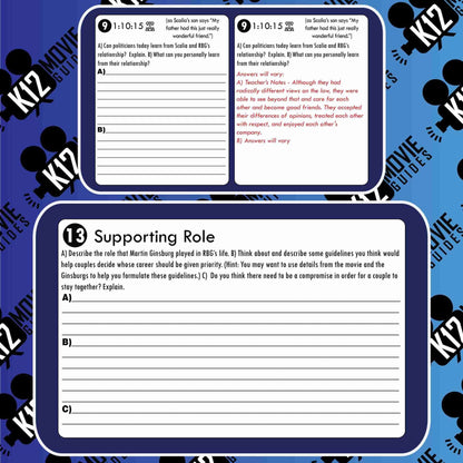 RBG - Ruth Bader Ginsburg Documentary Movie Guide | Worksheet (PG - 2018) Free Sample
