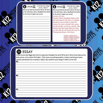 Free Birds Movie Guide | Questions | Worksheet | Google Forms (PG - 2013) Free Sample