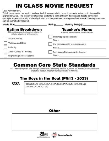 The Boys in the Boat (PG13 - 2023) Sample