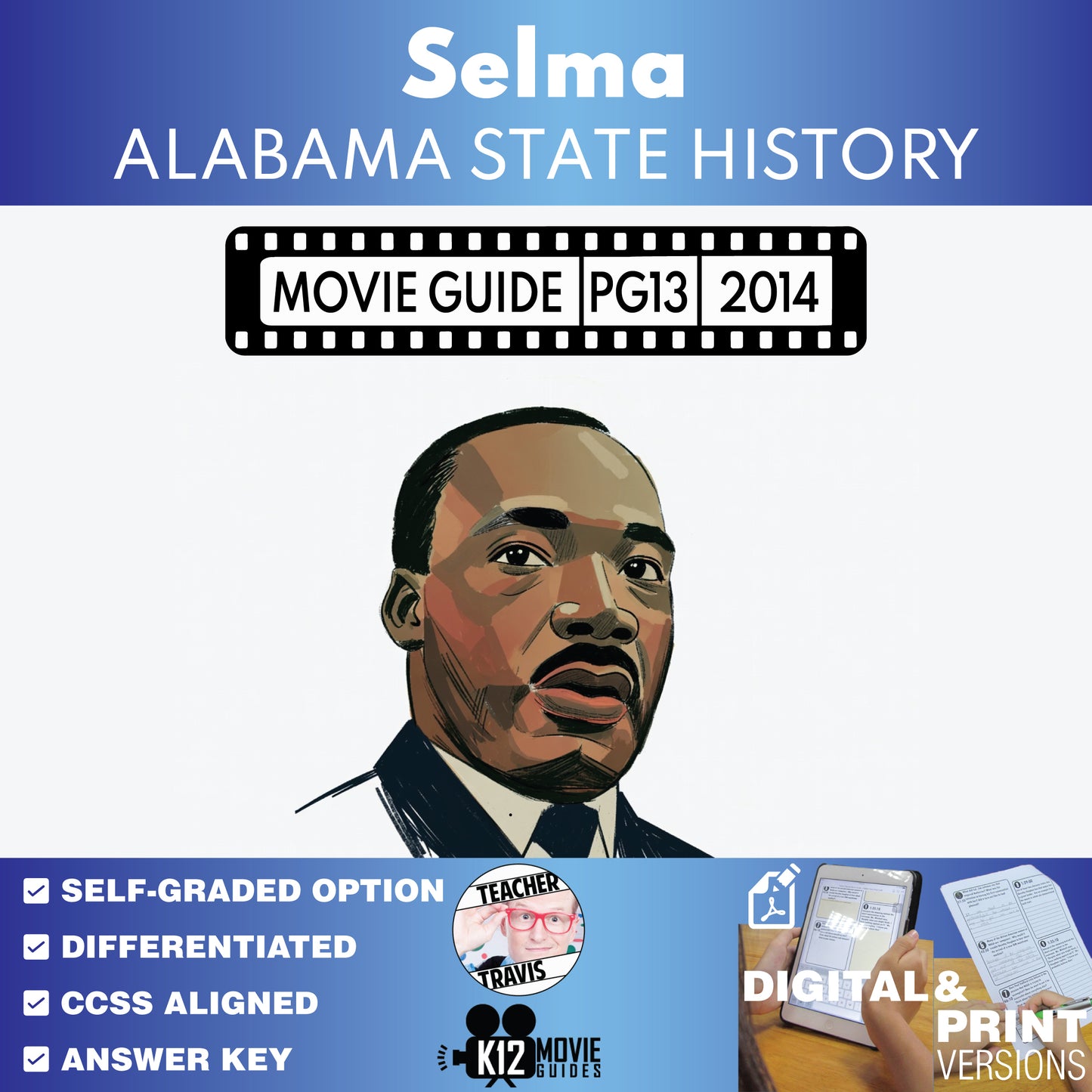 Alabama State History: Selma Film Quiz & Movie Guide Questions (PG13 - 2014)