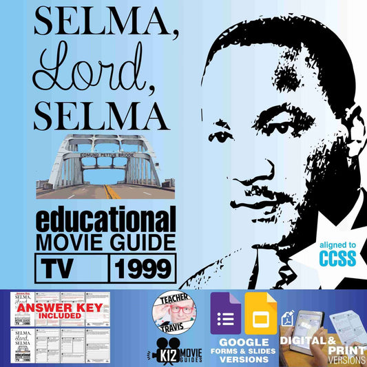 Selma, Lord, Selma Movie Guide | Worksheet | Questions | Google Classroom (TV - 1999) Cover