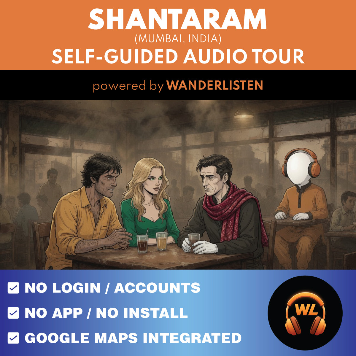 Shantaram Mumbai Audio Tour | Literary Walking Tour cover image