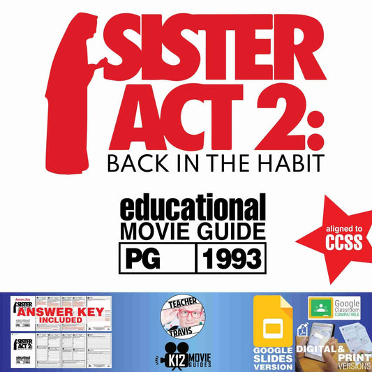 Sister Act 2: Back in the Habit Movie Guide | Worksheet | Questions (PG - 1993) Cover