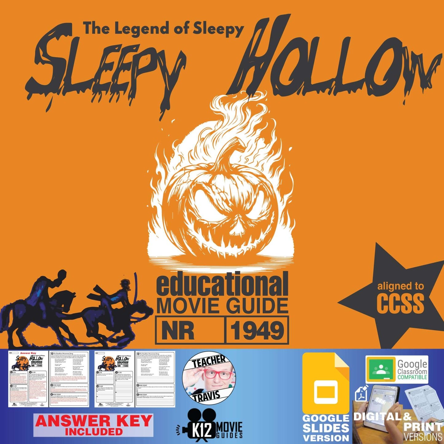 The Legend of Sleepy Hollow Movie Guide (1949) Cover