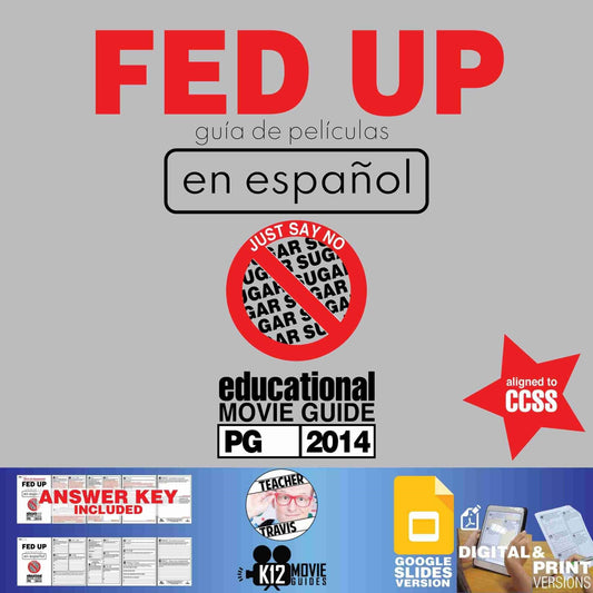 Fed Up Documentary Movie Guide | Questions | Worksheet | Google Formats (PG - 2014) Cover