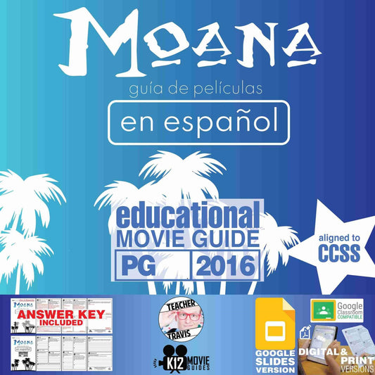 Moana Movie Guide in Spanish | Español (PG - 2016) Cover
