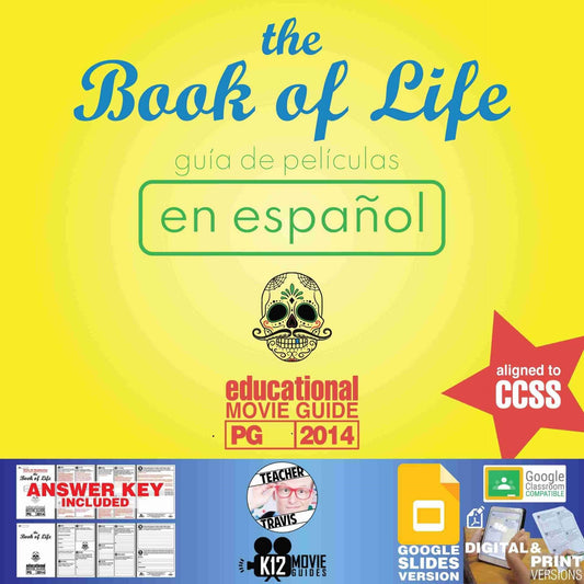 The Book of Life Movie Guide | Spanish | Español | Day of the Dead (PG-2014) Cover