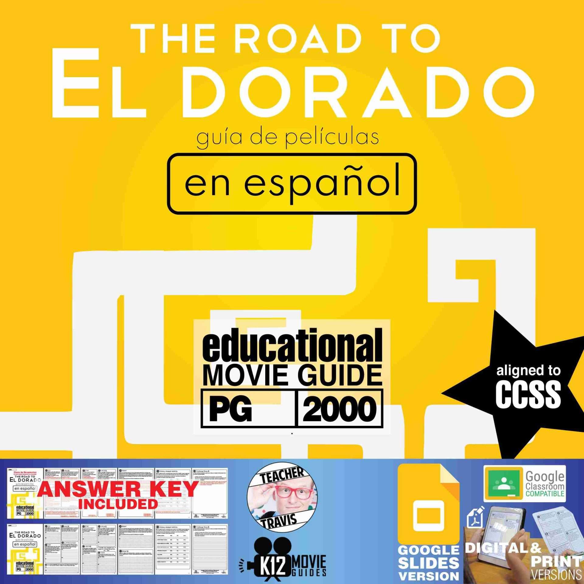 The Road to El Dorado Movie Guide in Spanish | Español | Mesoamerican (PG-2000) Cover