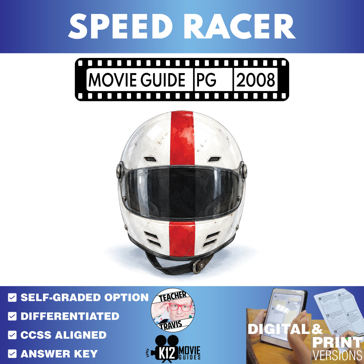 Speed Racer Movie Guide | Questions & Worksheet (PG - 2008)