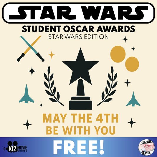 Free Star Wars Movie Activity | Student Oscars | May the 4th Be With You