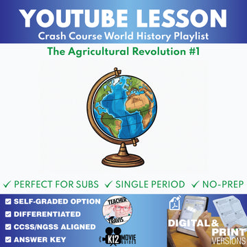 Crash Course - The Agricultural Revolution: Crash Course World History #1 - YouTube Video Lesson