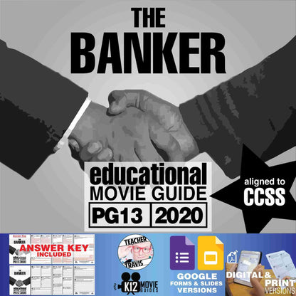 The Banker Movie Guide | Questions | Worksheet | Google Slides (PG13 - 2020)