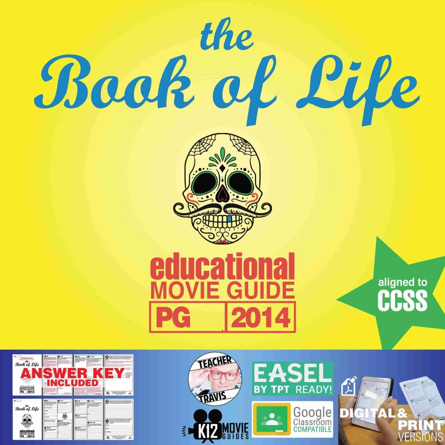 The Book of Life Movie Guide | Day of the Dead (PG - 2014) Cover