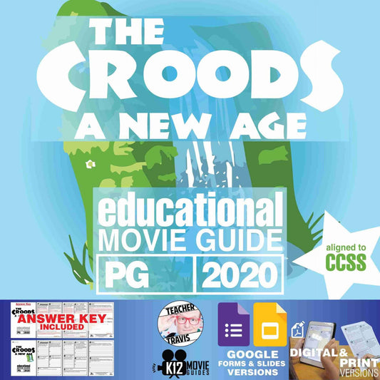 The Croods: A New Age Movie Guide | Worksheet | Questions | Google Classroom (PG - 2020) Cover
