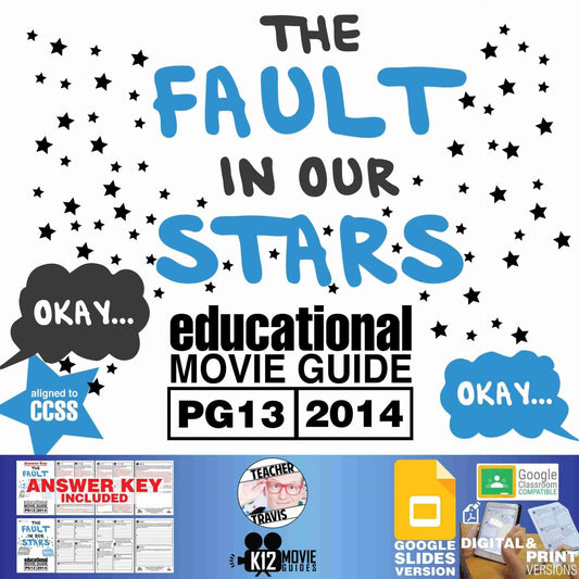 The Fault in Our Stars Movie Guide | Questions | Worksheet (PG13 - 2014) Cover