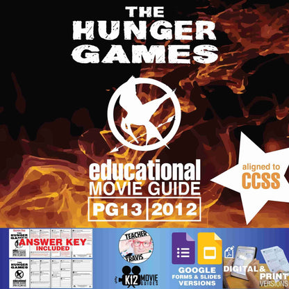 The Hunger Games Movie Guide | Questions | Worksheet | Google Slide(PG13 - 2012)