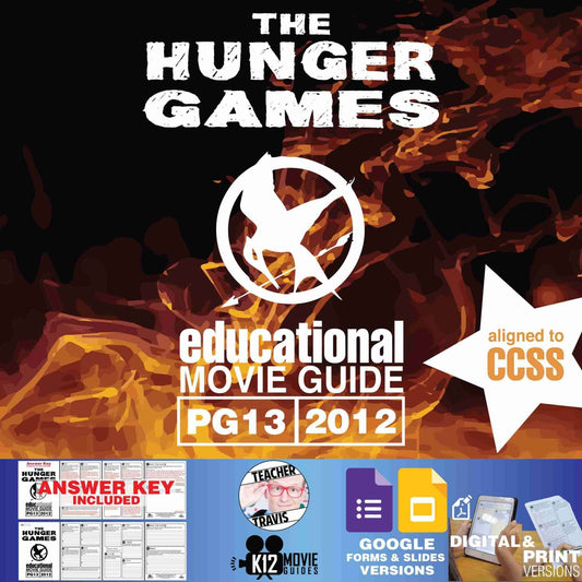 The Hunger Games Movie Guide | Questions | Worksheet | Google Slide(PG13 - 2012)