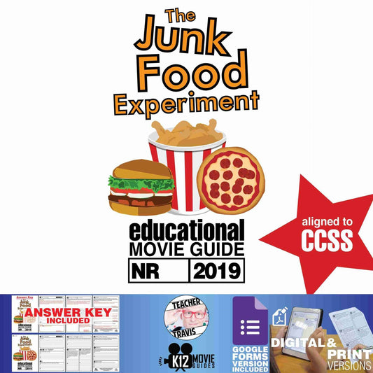 The Junk Food Experiment Documentary Movie Guide | Questions | Worksheet (2019) Cover