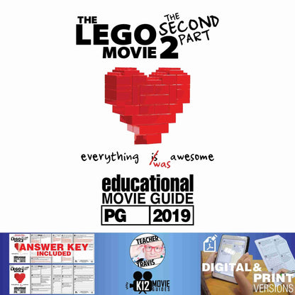 The Lego Movie 2: The Second Part - Guide | Questions | Worksheet (PG - 2019) Cover