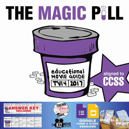 The Magic Pill Movie Guide | Questions | Worksheet | Google Slides (TV14 - 2017) Cover
