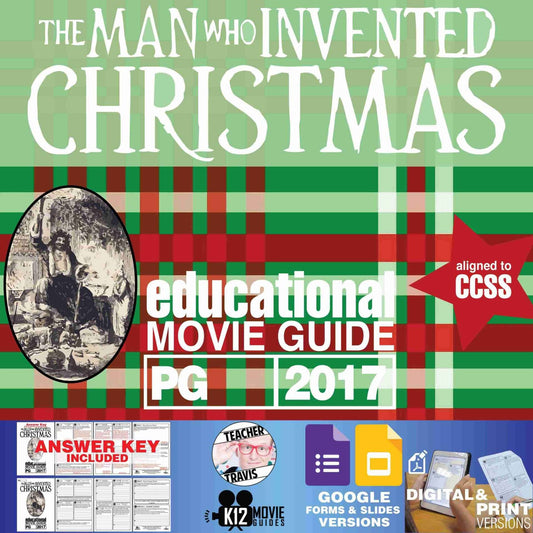 The Man Who Invented Christmas Movie Guide | Questions | Google (PG - 2017) Cover
