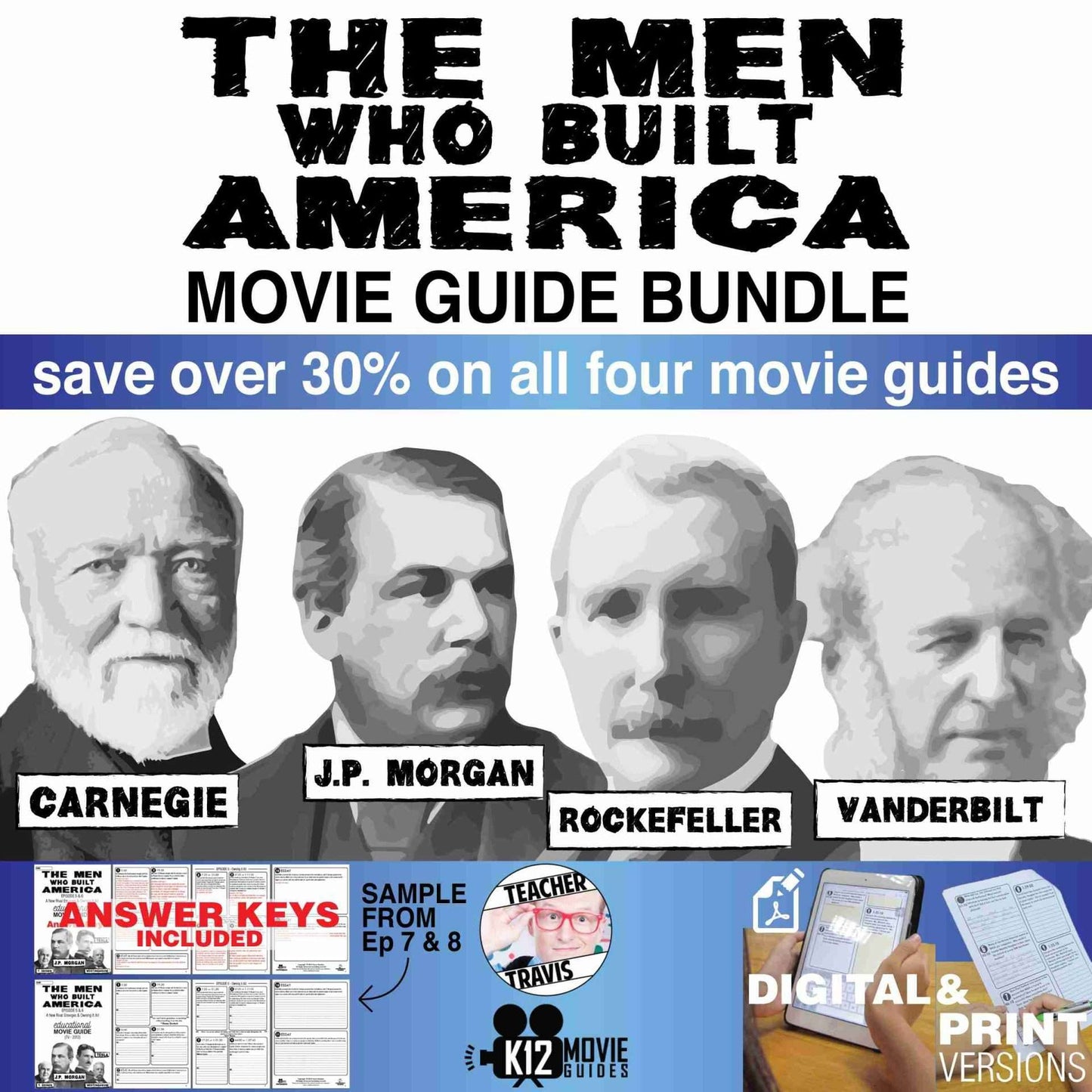 The Men Who Built America - Movie Guide Bundle (TV - 2012) Cover