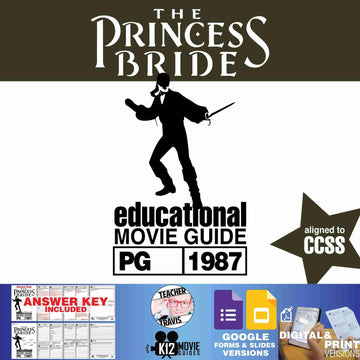 The Princess Bride Movie Guide | Questions | Worksheet | Google Slides (PG-1987) Cover